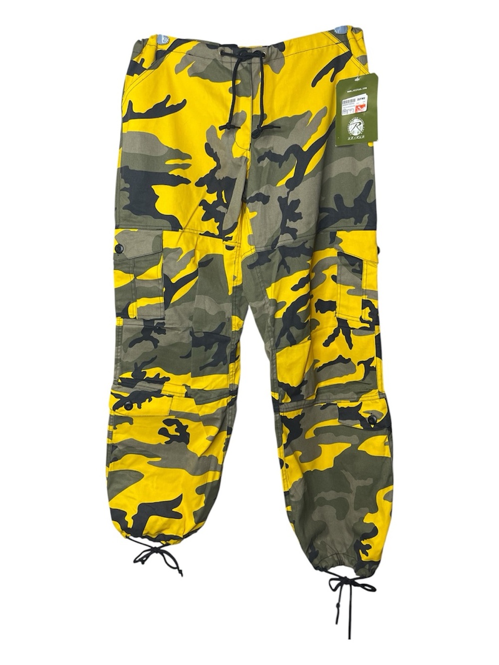 Rothco Yellow & Olive Camo Cargo Pants Sz M NWT - Picture 4 of 8